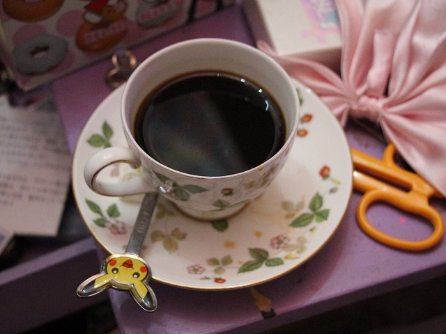 水野さんが淹れてくれたコーヒー